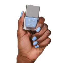 Waterloo Blue Patent Shine 10X Nail Lacquer -Skinora Store waterloo blue patent shine 10x nail lacquer 630510
